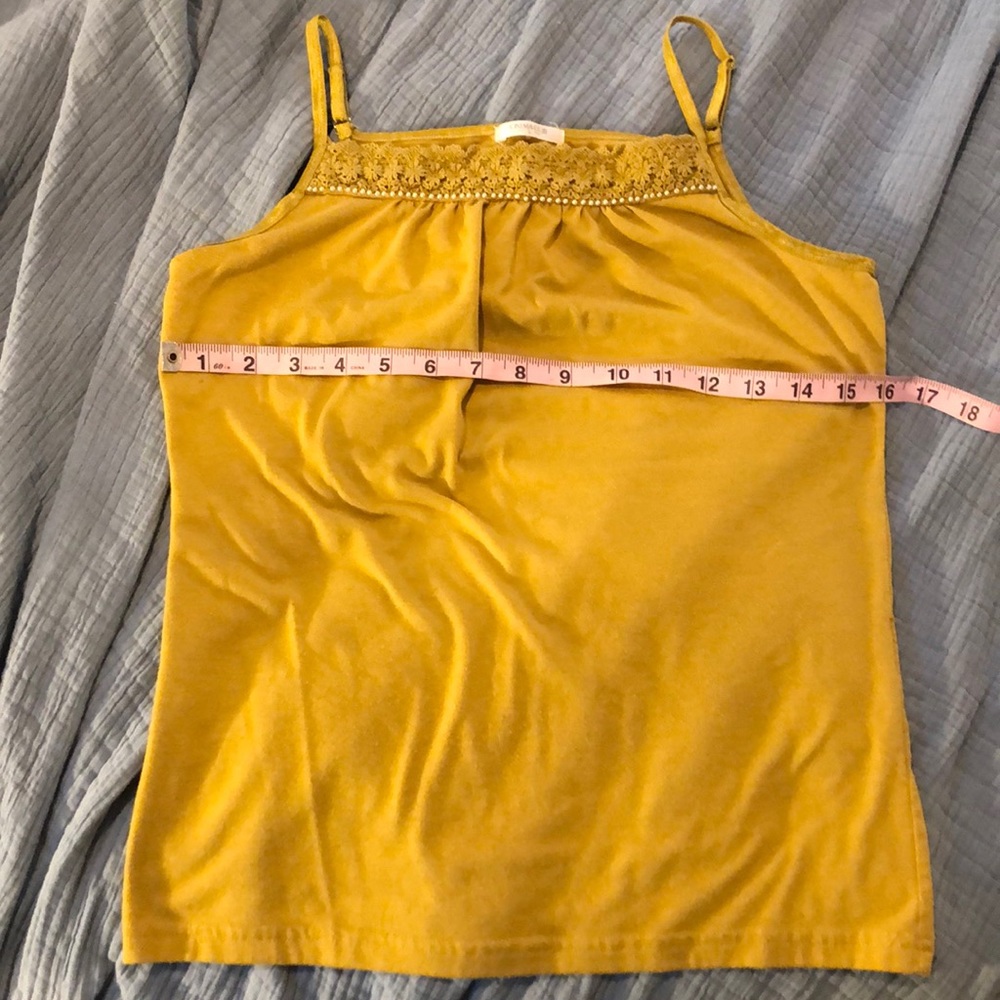 Cinema Club L Teen Camisole Mustard Yellow